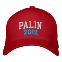 PALIN, 2012 embroidered hats