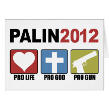 Palin 2012 greeting card