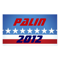 Palin 2012  Hand Out Cards business cards