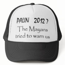Palin 2012 hats