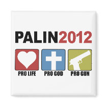 Palin 2012 magnet