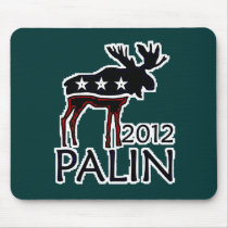 Palin 2012 Moose Mouse Pad