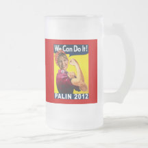 Palin 2012 Rosie the Riveter Poster Mug