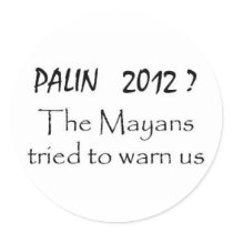 Palin 2012 sticker