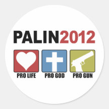Palin 2012 sticker