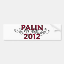 Palin 2012 Vine Bumpersticker Bumper Stickers