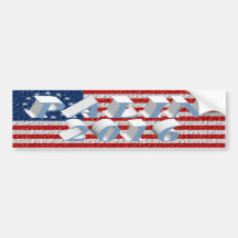 PALIN 2016 Bumper Sticker,Powder Blue 3D,BetsyRoss