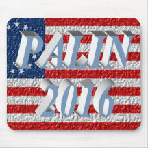 PALIN 2016 Mouse Pad, Powder Blue 3D, Betsy Ross