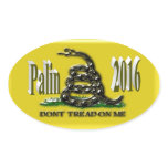 PALIN 2016 Sticker, Brown 3D,Betsy Ross stickers