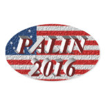 PALIN 2016 Sticker, Burgundy 3D,Betsy Ross stickers