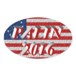 PALIN 2016 Sticker, Light Red 3D,Betsy Ross stickers