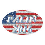 PALIN 2016 Sticker, Powder Blue 3D,Betsy Ross stickers