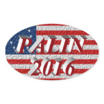 PALIN 2016 Sticker, Red 3D,Betsy Ross stickers