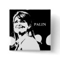 Palin b/w Pin buttons