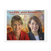 Palin Bachmann 2012 Post Cards