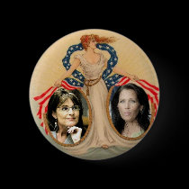 Palin & Bachmann Liberty Button by elfyboy Palin & Bachmann Liberty Button
