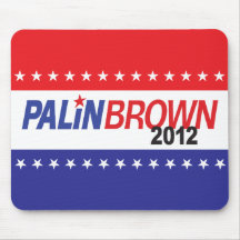 Palin Brown 2012 Mousepads
