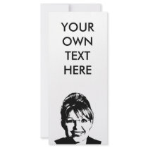 PALIN BUST NEW CUSTOM RACK CARDS