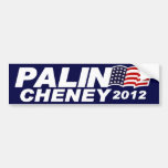 Palin Cheney 2012 Bumper Sticker