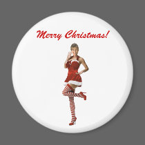 Palin Christmas(t shirt, xmas cards, buttons) magnets