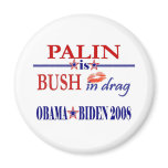 Palin Drag Refrigerator Magnet