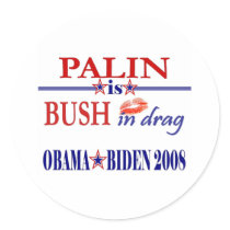 Palin Drag stickers