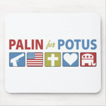 Palin for POTUS mousepads by AmericanElephant Palin for POTUS mousepads