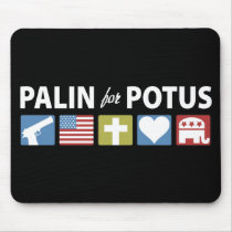 Palin for POTUS mousepads by AmericanElephant Palin for POTUS mousepads