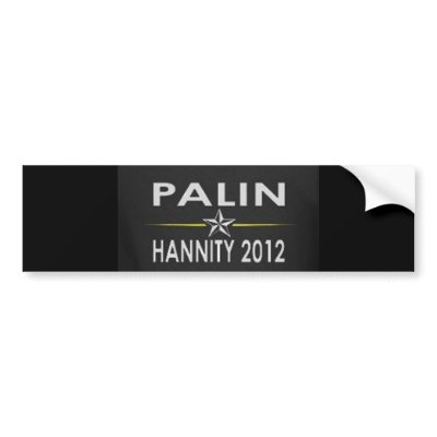 Palin/Hannity2012 Bumper Stickers by mindyanderson0621