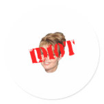 Palin Idiot Stickers