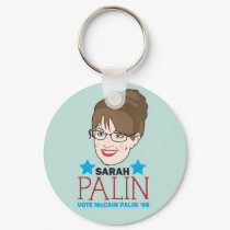Palin Illustrated Keychain