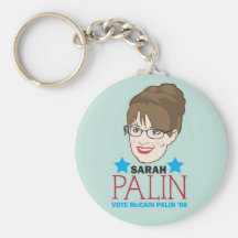 Palin Illustrated Keychain