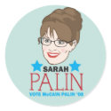 Palin Illustrated Sticker