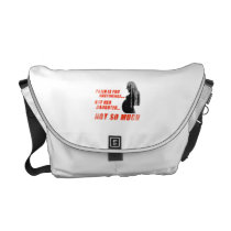 Palin is for Abstinence, but her daughter not so m Courier Bags