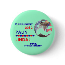 PALIN & JINDAL 2012 Button