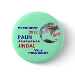 PALIN & JINDAL 2012 Button