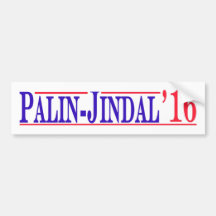 Palin - Jindal 2016! Bumper Stickers