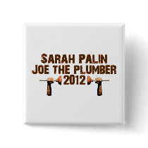 Palin Joe the Plumber 2012 buttons