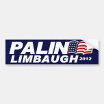 Palin Limbaugh 2012 Bumper Sticker