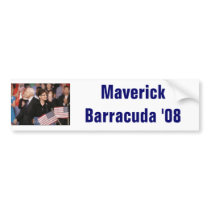 palin, Maverick Barracuda '08 Bumper Sticker