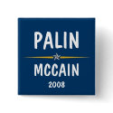 Palin - McCain buttons
