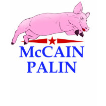 Palin, McCain Pig Lipstick t-shirts by jamierushad Palin, McCain Pig Lipstick t-shirts