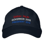 Palin, Now and Later Embroidered Hat