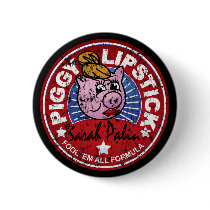 Palin Piggy Lipstick buttons by spacedust Palin Piggy Lipstick buttons