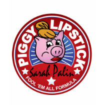 Palin Piggy Lipstick t-shirts by spacedust Palin Piggy Lipstick t-shirts