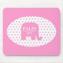 Palin Pink Power I Mousepad