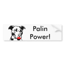 Palin Power Bumper Sticker!! bumper stickers