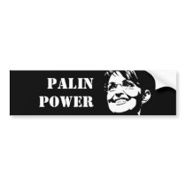 Palin Power bumper stickers