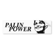 Palin Power bumper stickers