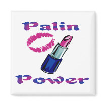 Palin Power Lipstick Magnet by jhimages Palin Power Lipstick Magnet